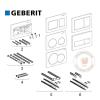 Geberit Alpha Kumanda Kapağı Basma Çubukları Seti 242.644.00.1