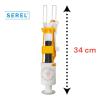 Serel Gömme Rezervuar Boşaltma Grubu 34 Cm (Kısa)